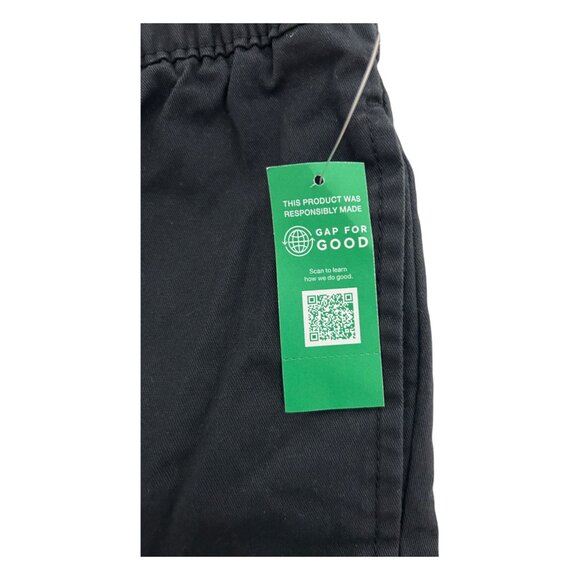 Gap Kids Boys Husky Large 10 Black Blue Gray Cargo Jogger Pants Pull On Lot of 3 - Picture 7 of 16